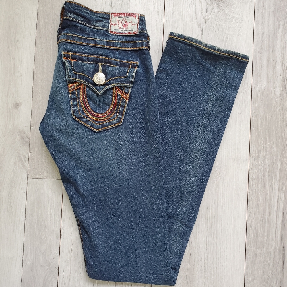 True Religion Rainbow Billy jeans